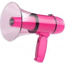 Громкоговоритель ручной Sast K5 pink рупор / мегафон