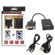 Адаптер конвертер VGA to HDMI AC001