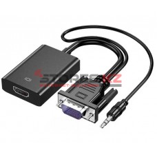 Адаптер конвертер VGA to HDMI HW-2216