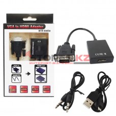 Адаптер конвертер VGA to HDMI AC001